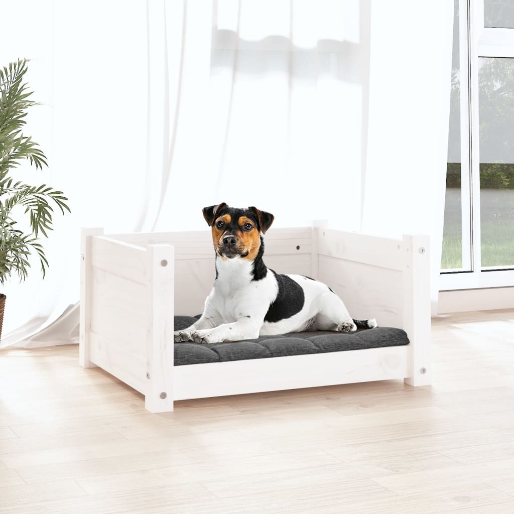 Hundebett 55,5 x 45,5 x 28 cm Massivholz Kiefer