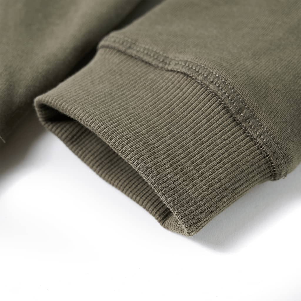Kinder-Kapuzenpullover Khaki 104