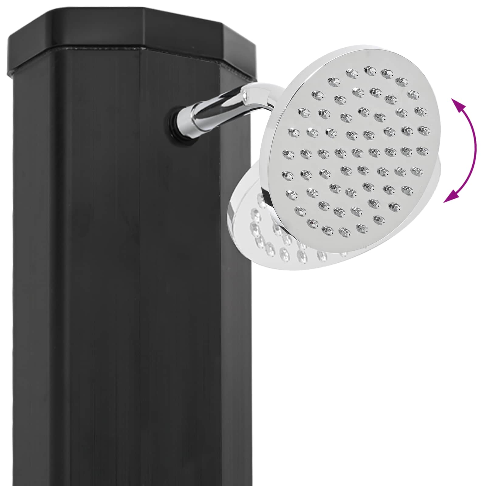 Solardusche mit Duschkopf und Wasserhahn 40 L