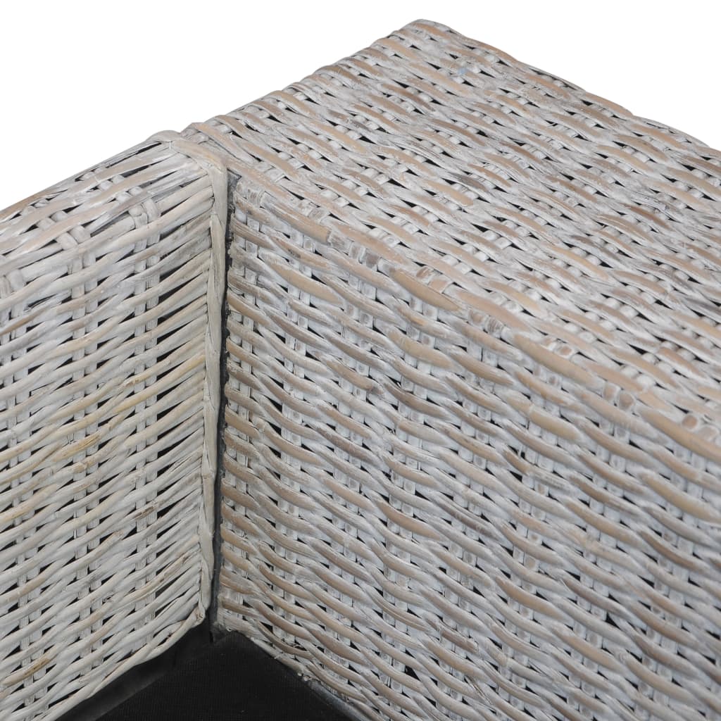 2-Sitzer Sofa Echtes Rattan