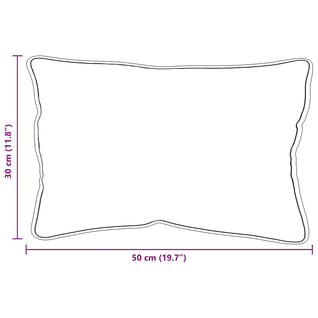 Kopfkissen Weiß 40 x 60 cm Baumwolle und Polyester