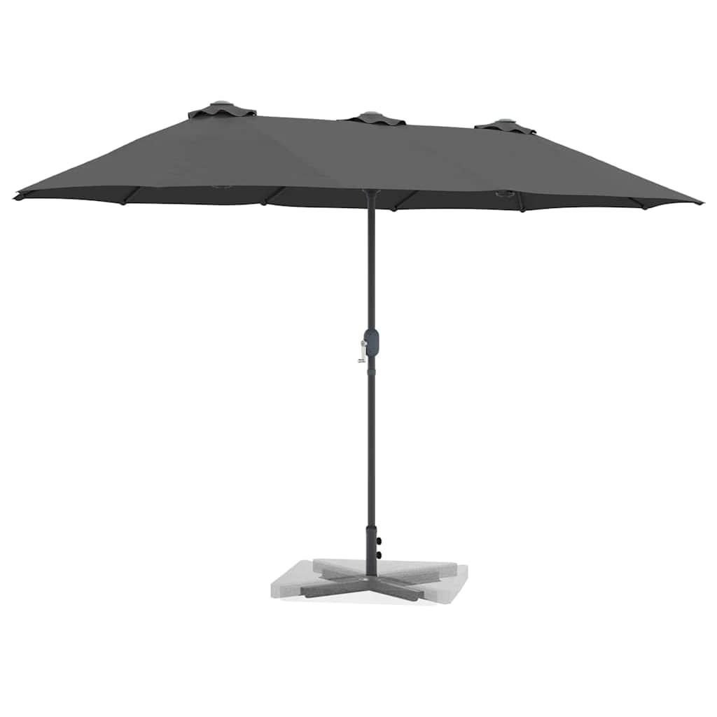 Garten-Sonnenschirm Sand 370 x 197 x 239 cm
