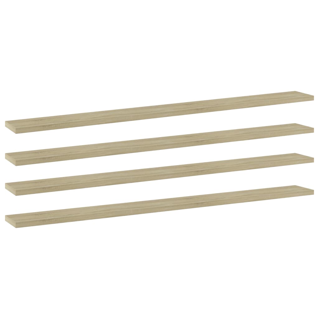Bücherregal-Bretter 4 Stk. Weiß 40x10x1,5 cm Holzwerkstoff