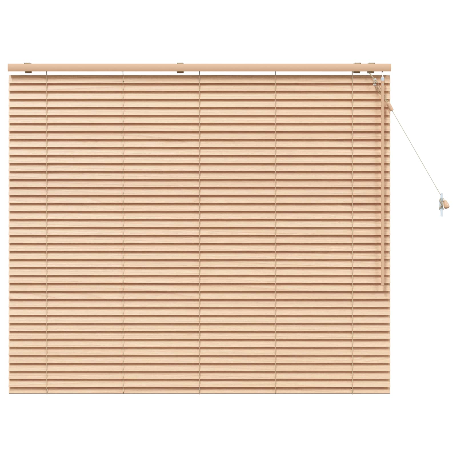 Jalousie Eichenoptik 40 x 130 cm 35 mm Massives Paulownia-Holz