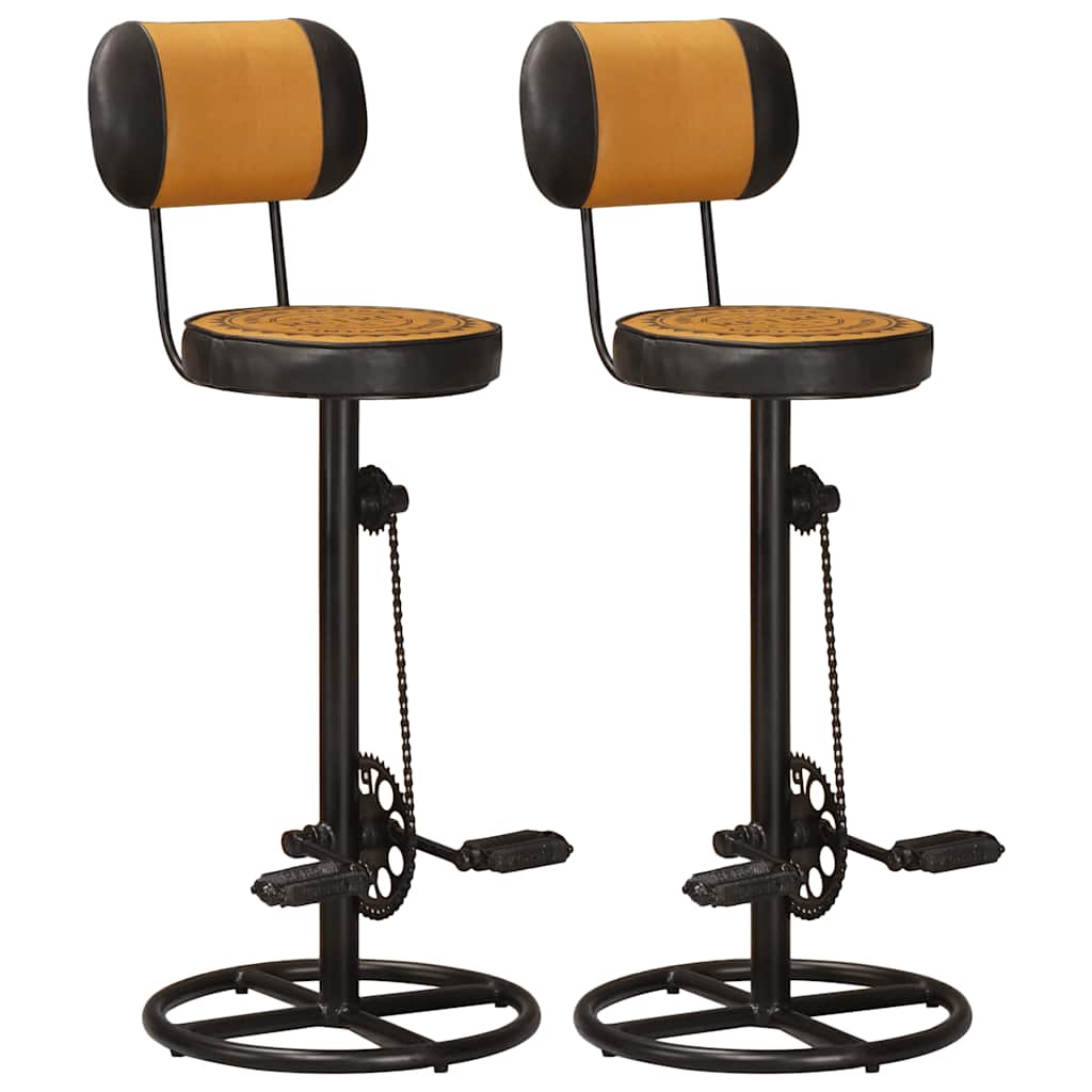 Barhocker 2 Stk. Massivholz Mango