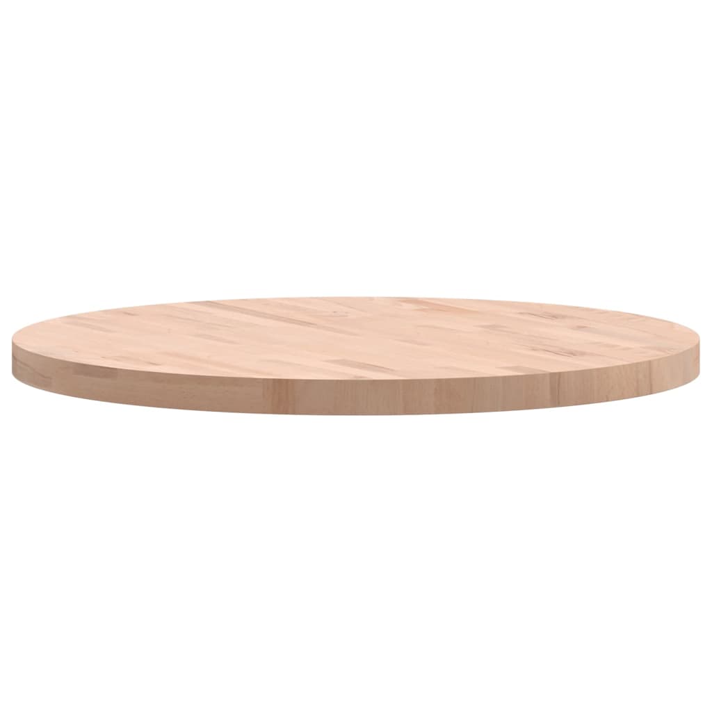 Tischplatte Ø30x1,5 cm Rund Massivholz Buche