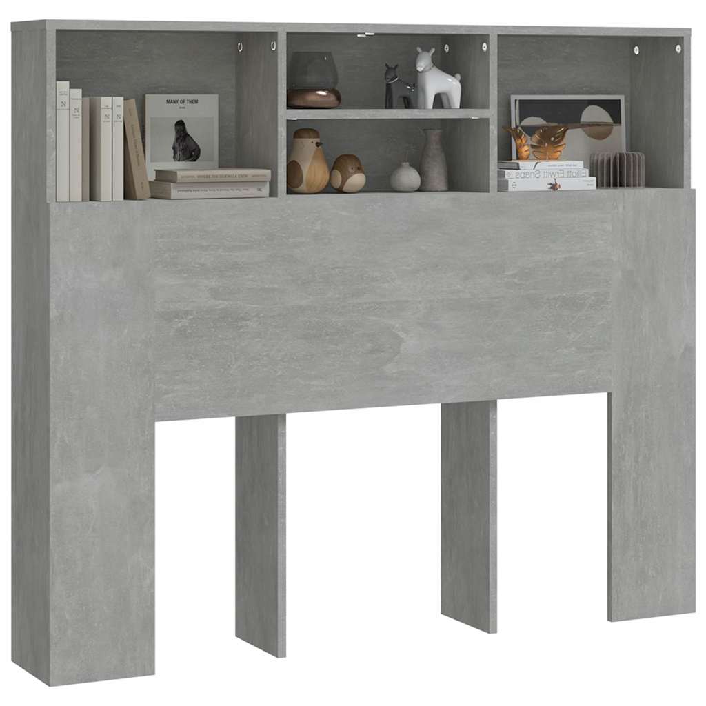 Bett-Kopfteil mit Ablagen Weiß 100x19x103,5 cm