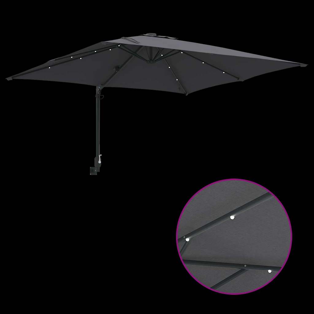 Garten-Sonnenschirm Sand 248,5 x 247,5 x 160 cm
