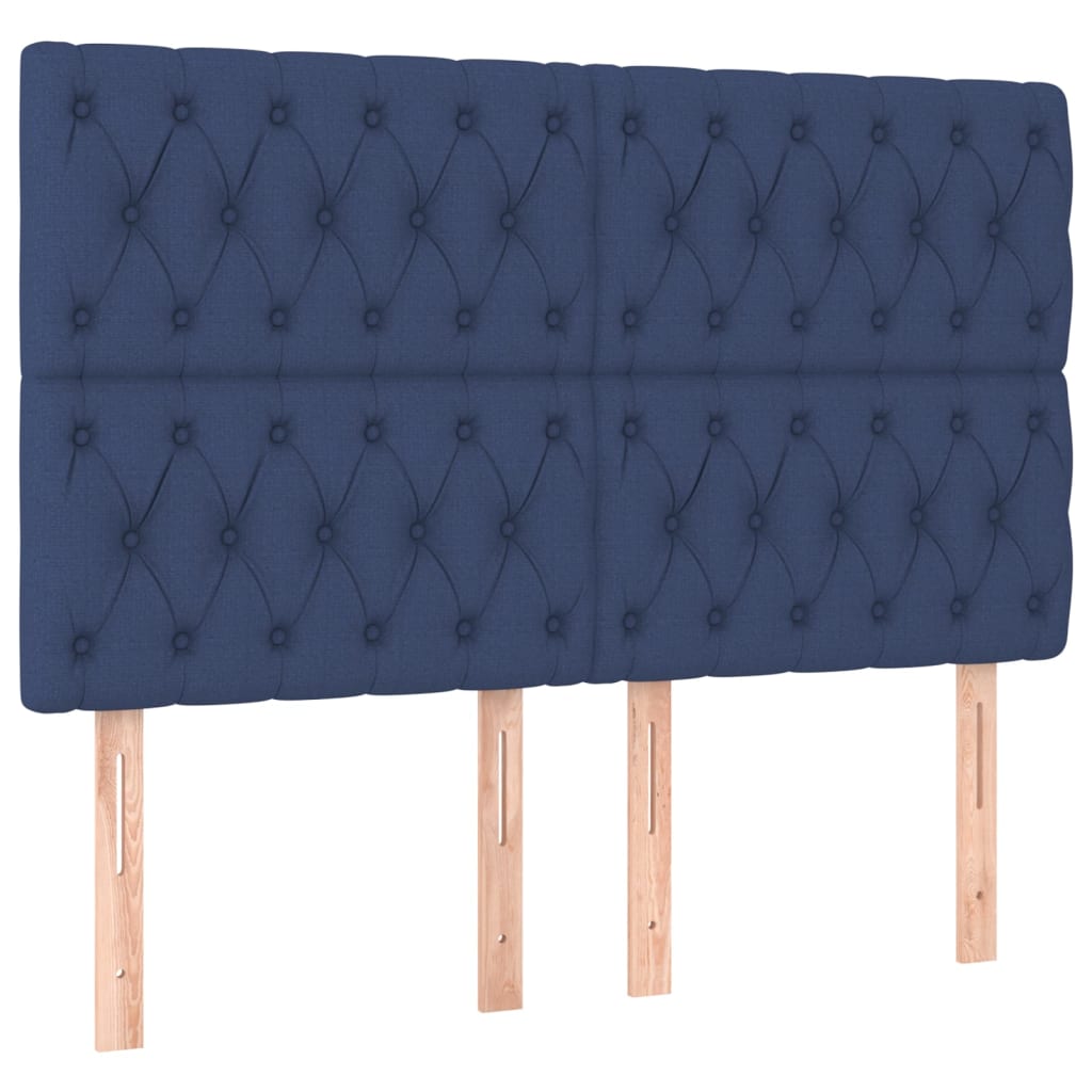 Kopfteil Hellgrau 80x7x118/128 cm Stoff