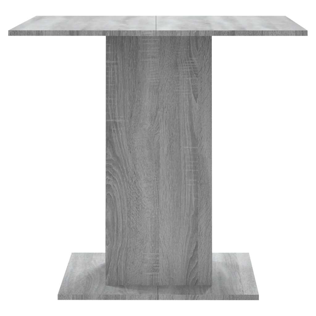 Esstisch Weiß 80x80x75 cm Holzwerkstoff