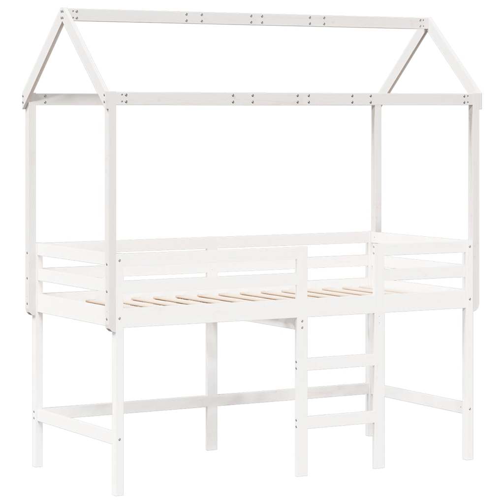 Dach für Kinderbett 217x95,5x159 cm Massivholz Kiefer