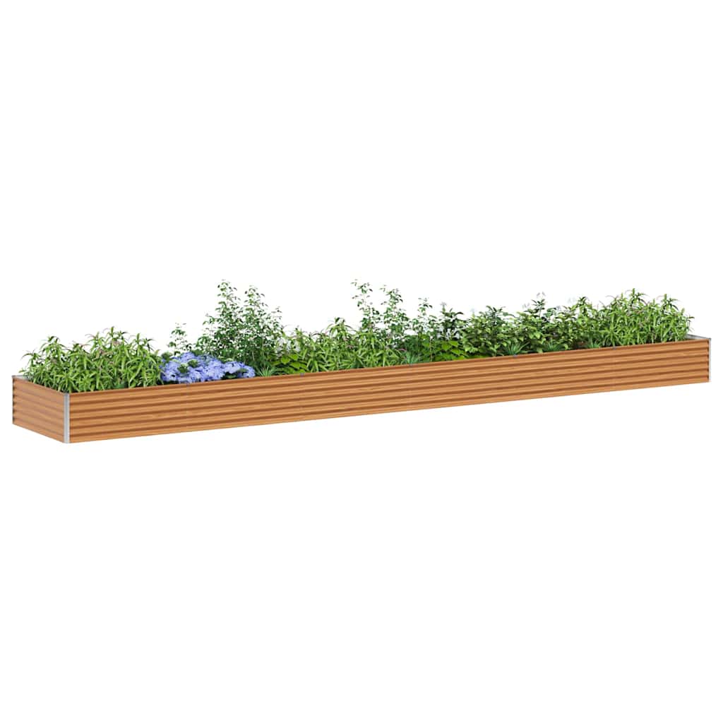 Garten-Hochbeet 100 x 50 x 36 cm Cortenstahl