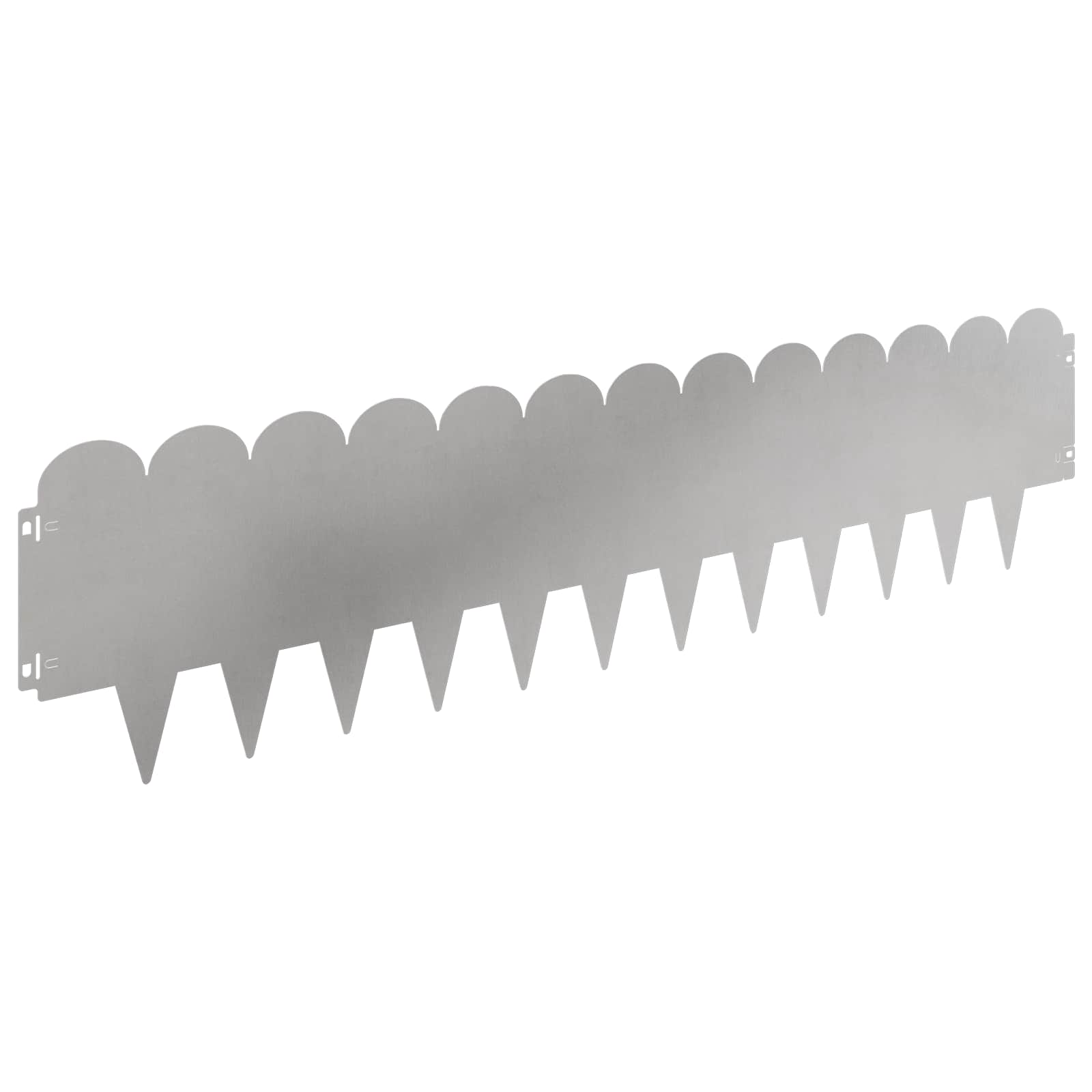 Raseneinfassung 10 pcs 103 x 15 cm Stahl Schwarz