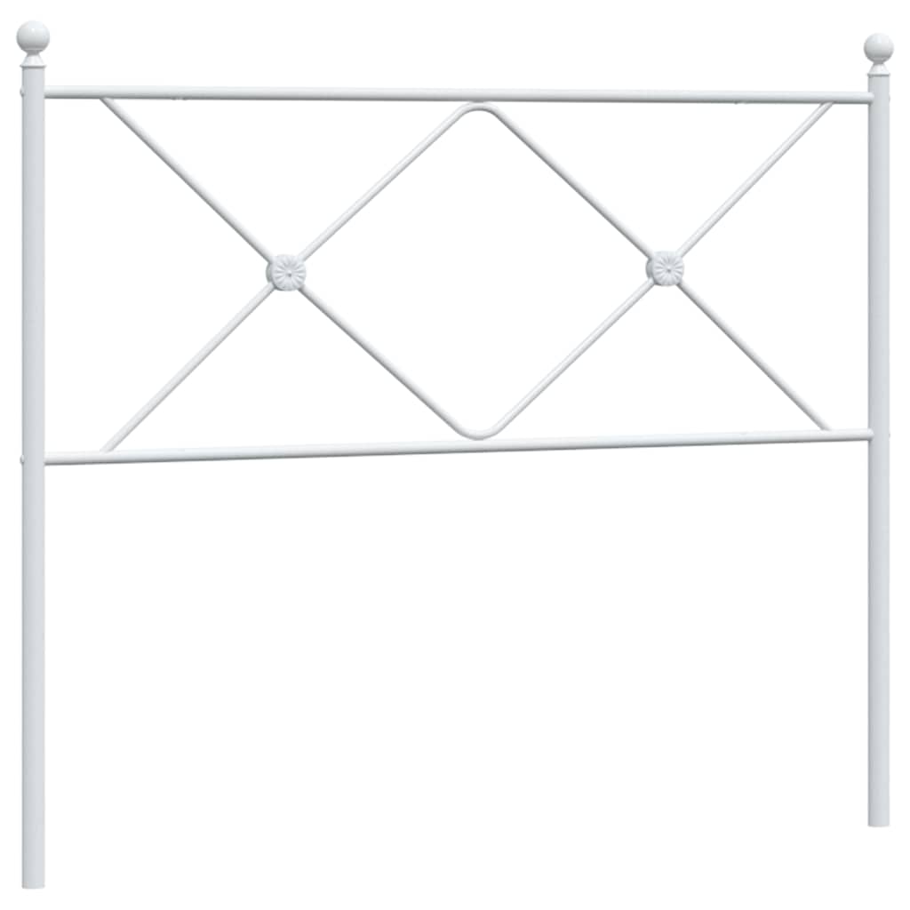 Ersatz-Kopfteil Metall Schwarz 75 cm