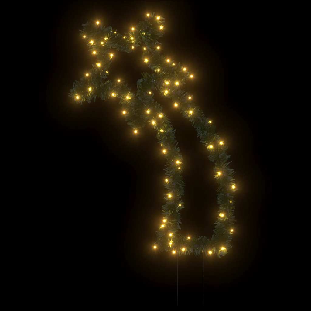 Sternschnuppe mit Erdspießen und 115 LEDs 89 cm