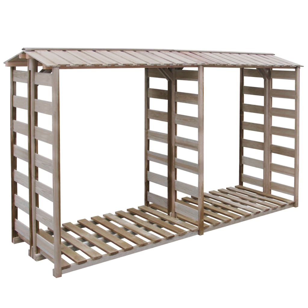 Brennholz-Lagerschuppen 150x90x176 cm Kiefernholz Imprägniert