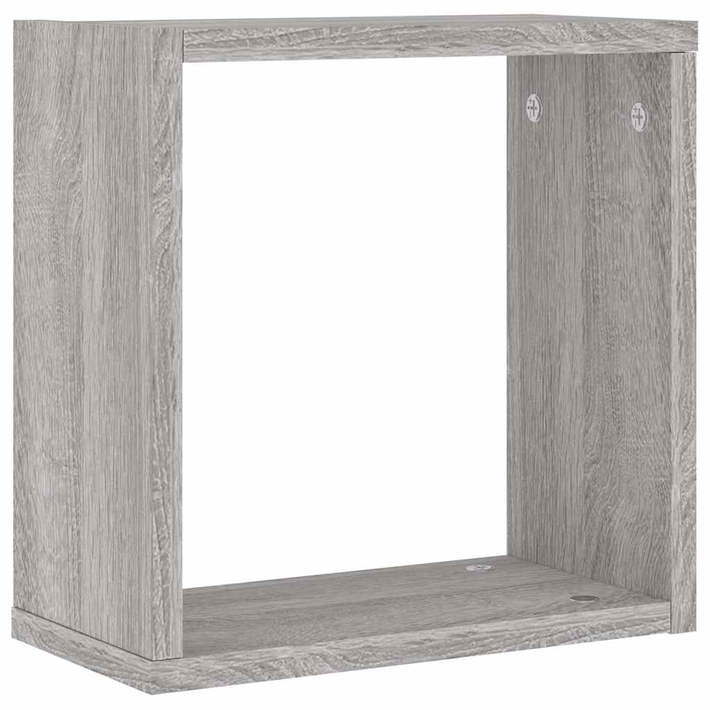Würfelregale 2 Stk. Weiß 30x15x30 cm