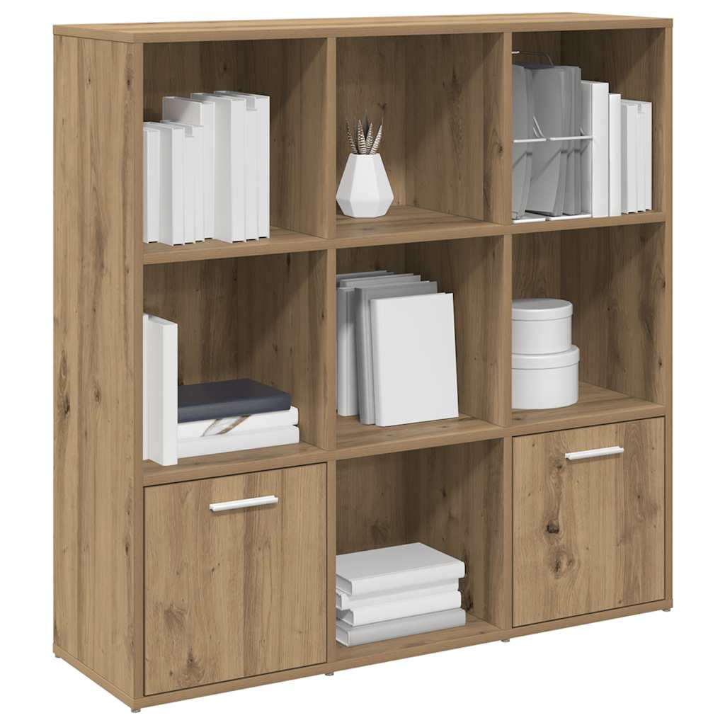 Bücherregal Weiß 98x30x98 cm Holzwerkstoff