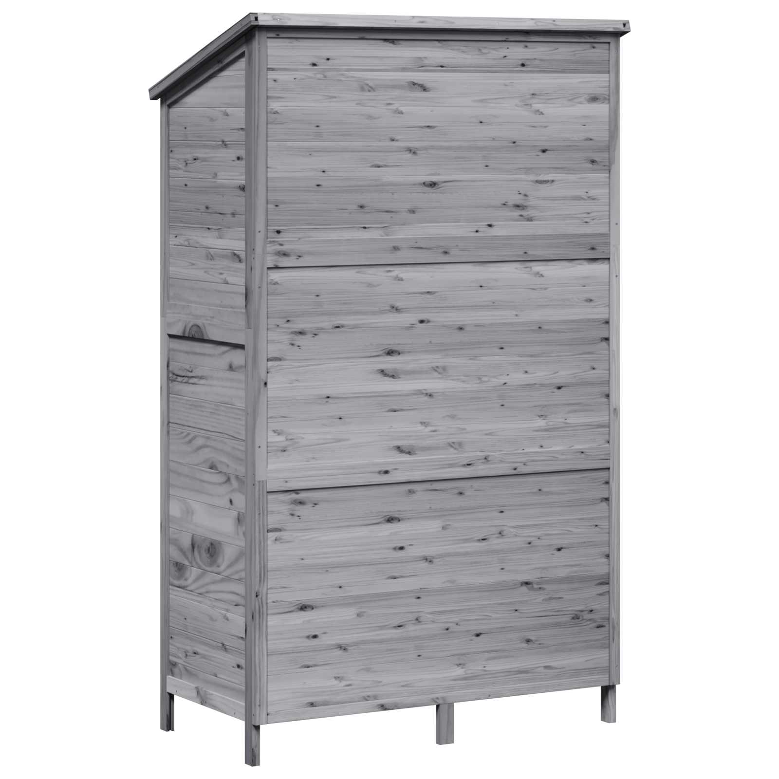 Gartenschuppen Natur 59 x 56 x 113,5 cm Massivholz aus Fichte