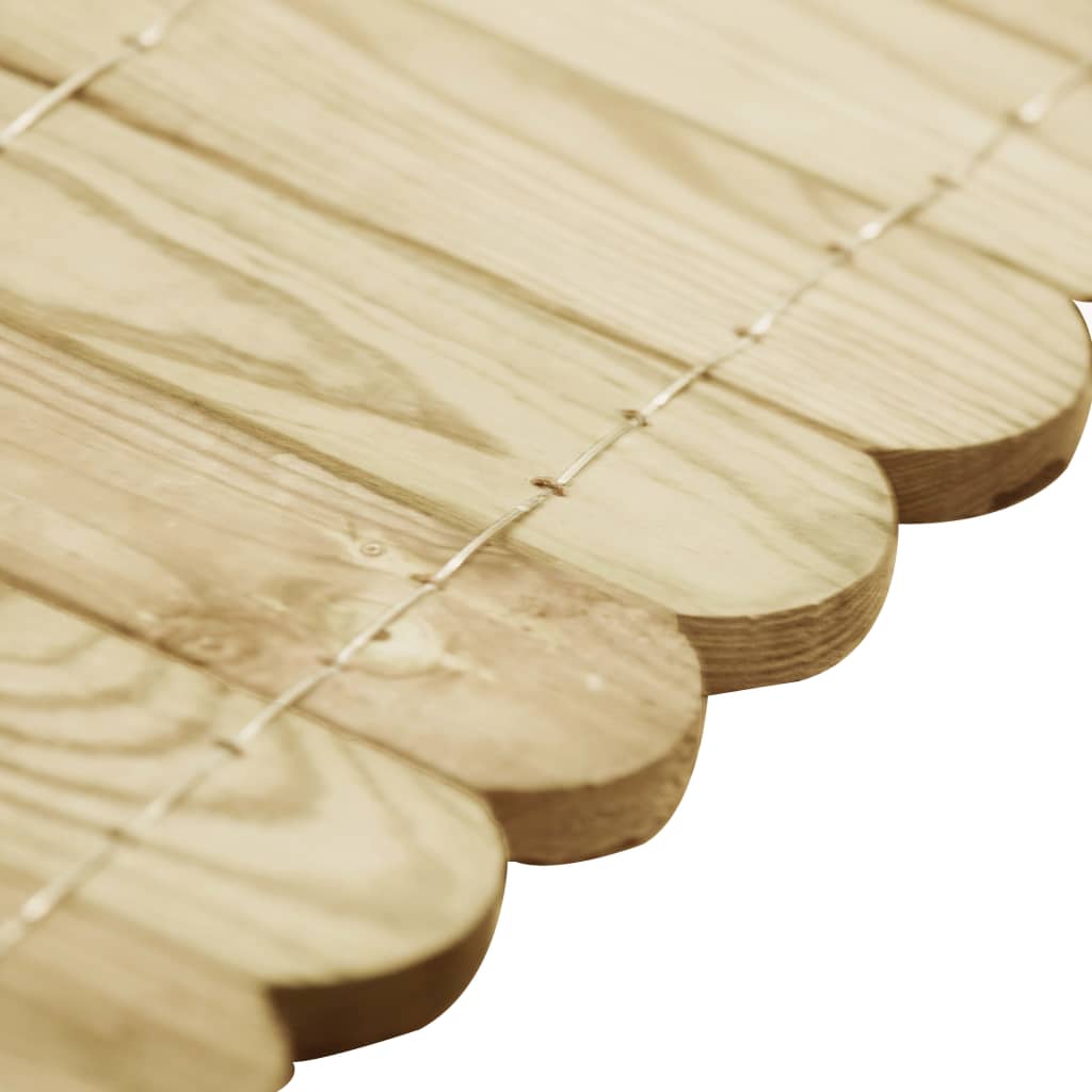 Beeteinfassungen 2 Stk. 120 cm Imprägniertes Kiefernholz