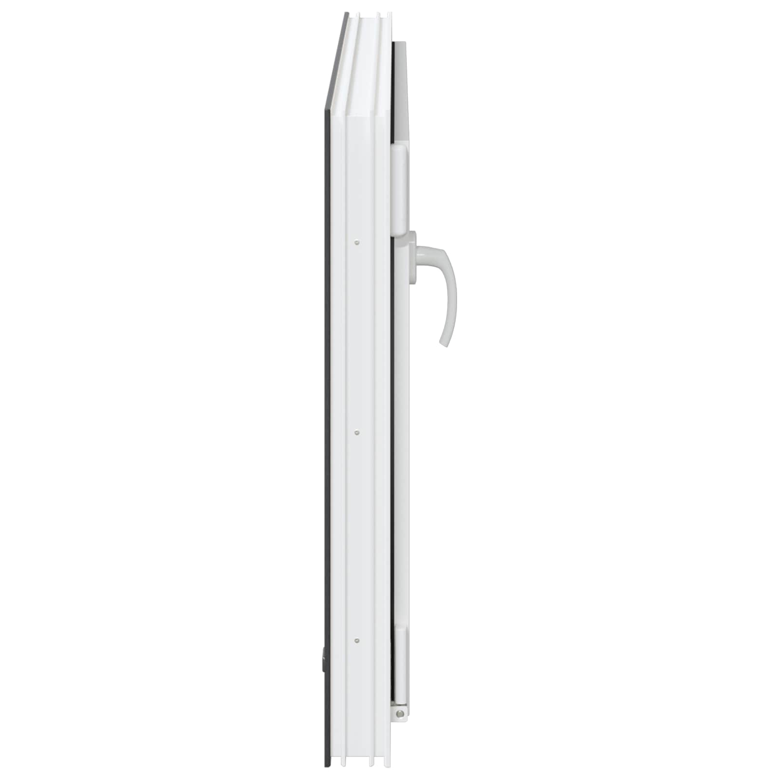 Kellerfenster RISOR 50 x 50 cm PVC und Glas Weiß