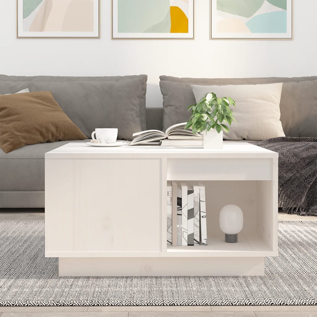 Couchtisch 100x101x40,5 cm Massivholz Kiefer