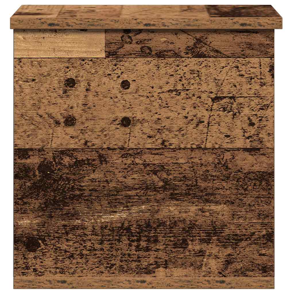 Aufbewahrungstruhe Weiß 84x42x46 cm Holzwerkstoff