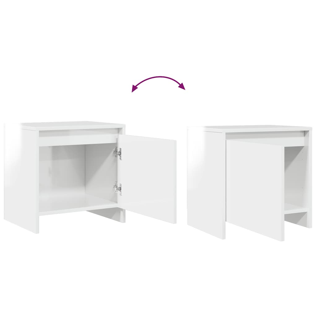 Nachttisch Altholz 45 x 34 x 44,5 cm Holzwerkstoff