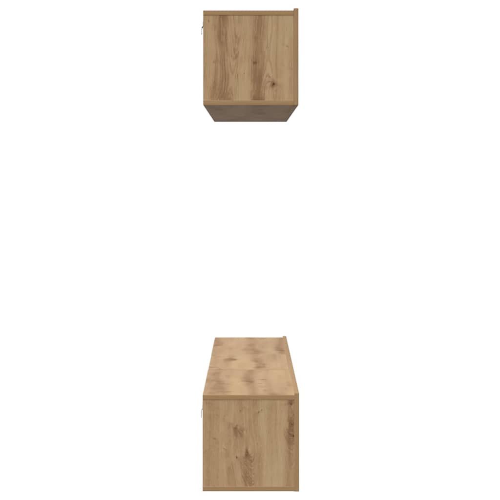 5-tlg. TV-Schrank-Set Weiß Holzwerkstoff