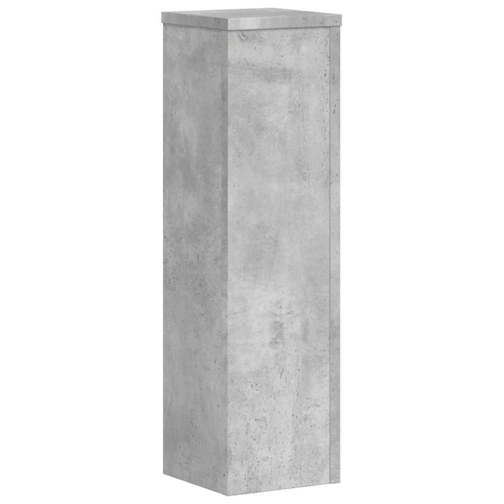 Pflanzenständer 2 Stk. Weiß 33x33x100 cm Holzwerkstoff