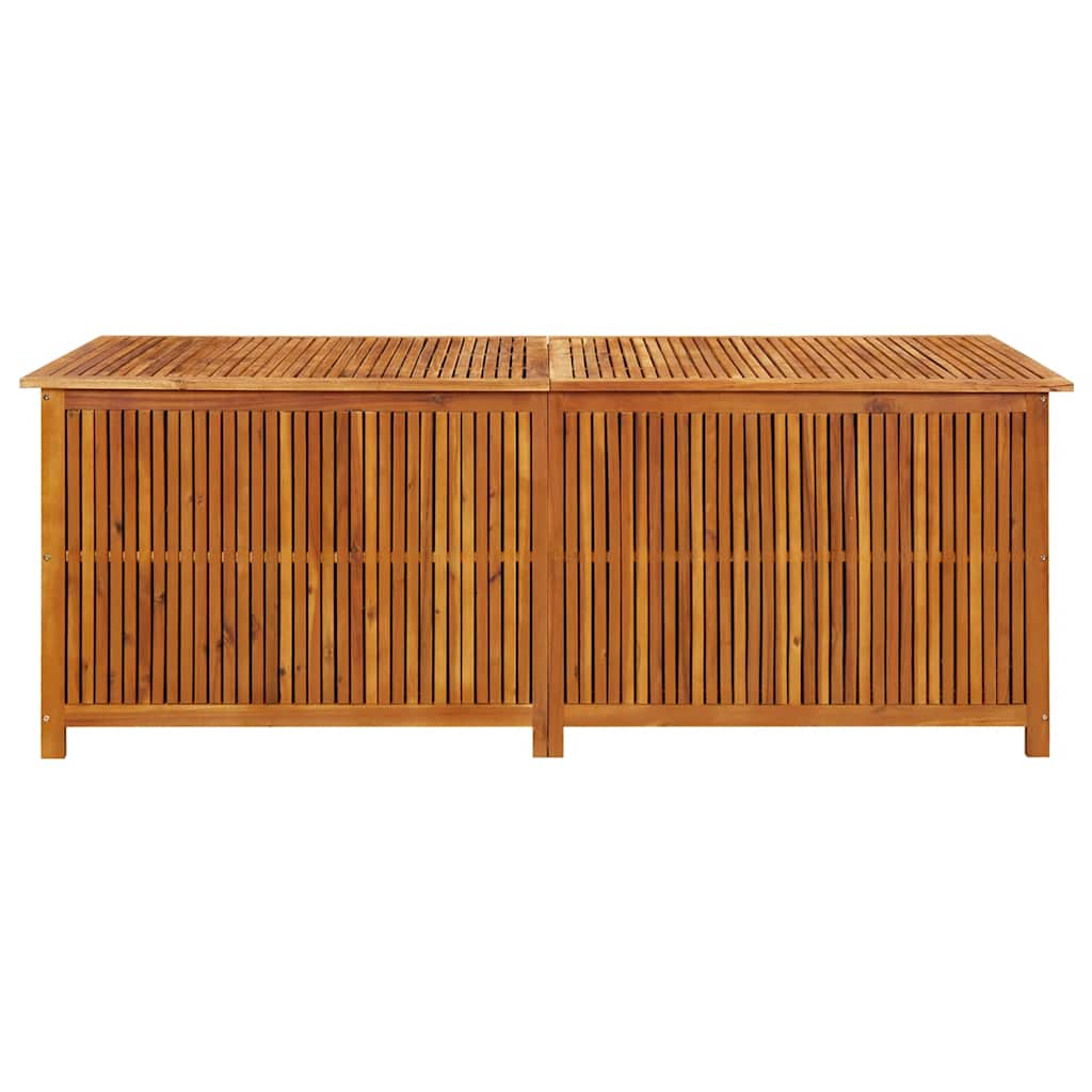 Garten-Aufbewahrungsbox 150x80x75 cm Massivholz Akazie
