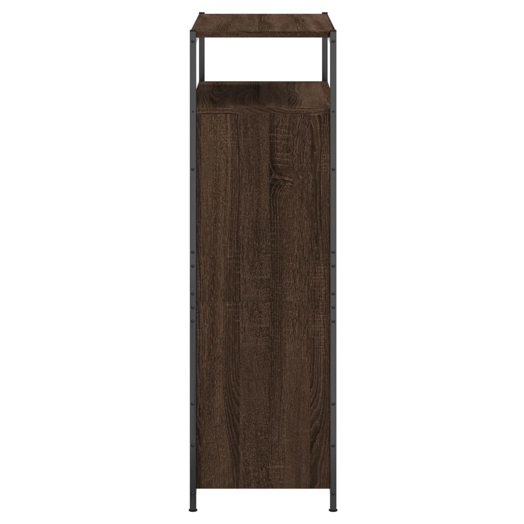 Schuhschrank mit 4 Klappen Sonoma-Eiche 100x34x112 cm