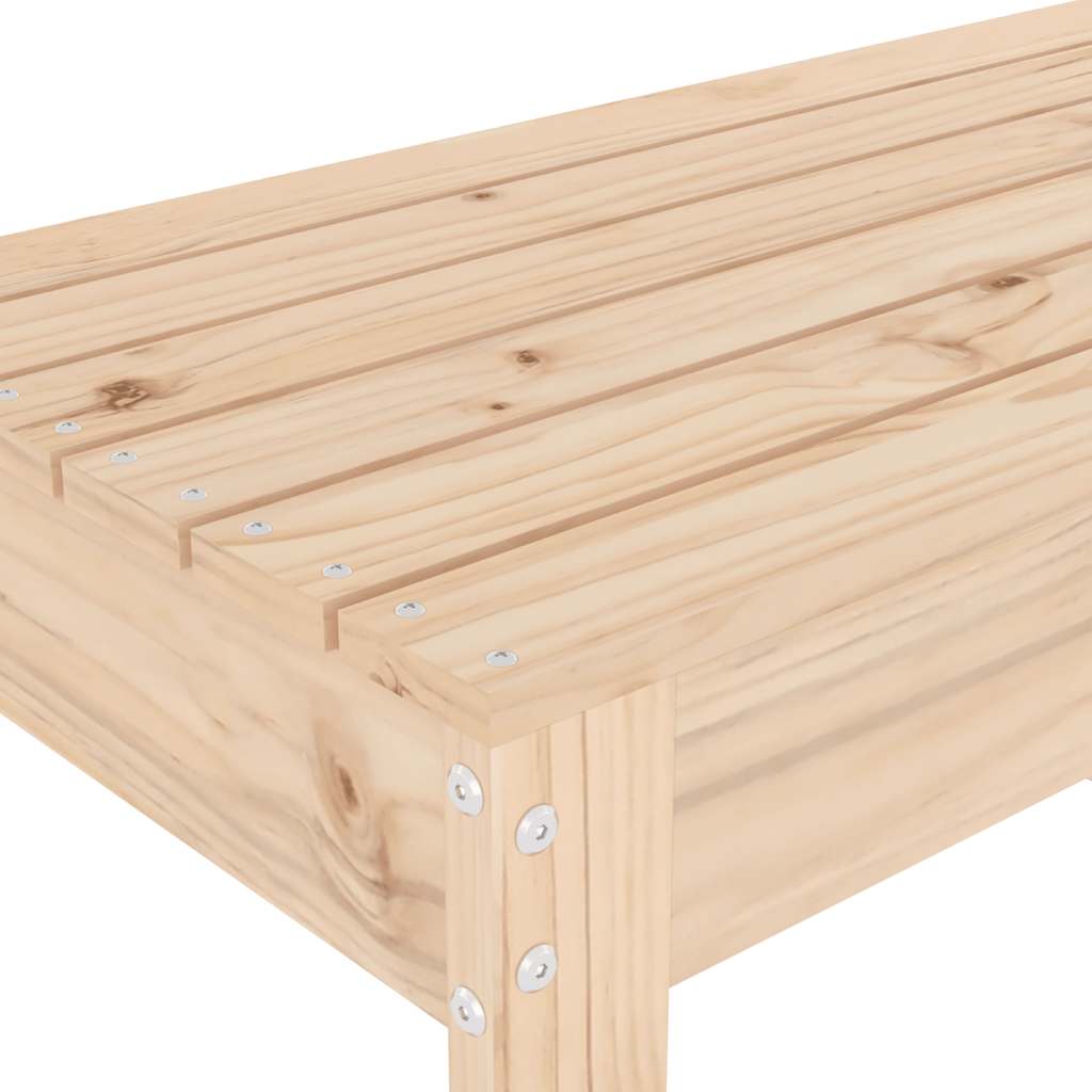 Gartenbank 80x38x45 cm Massivholz Kiefer