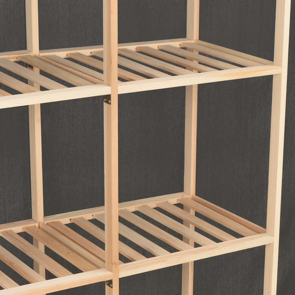 Kleiderschrank Weiß 173 x 40 x 170 cm Stoff