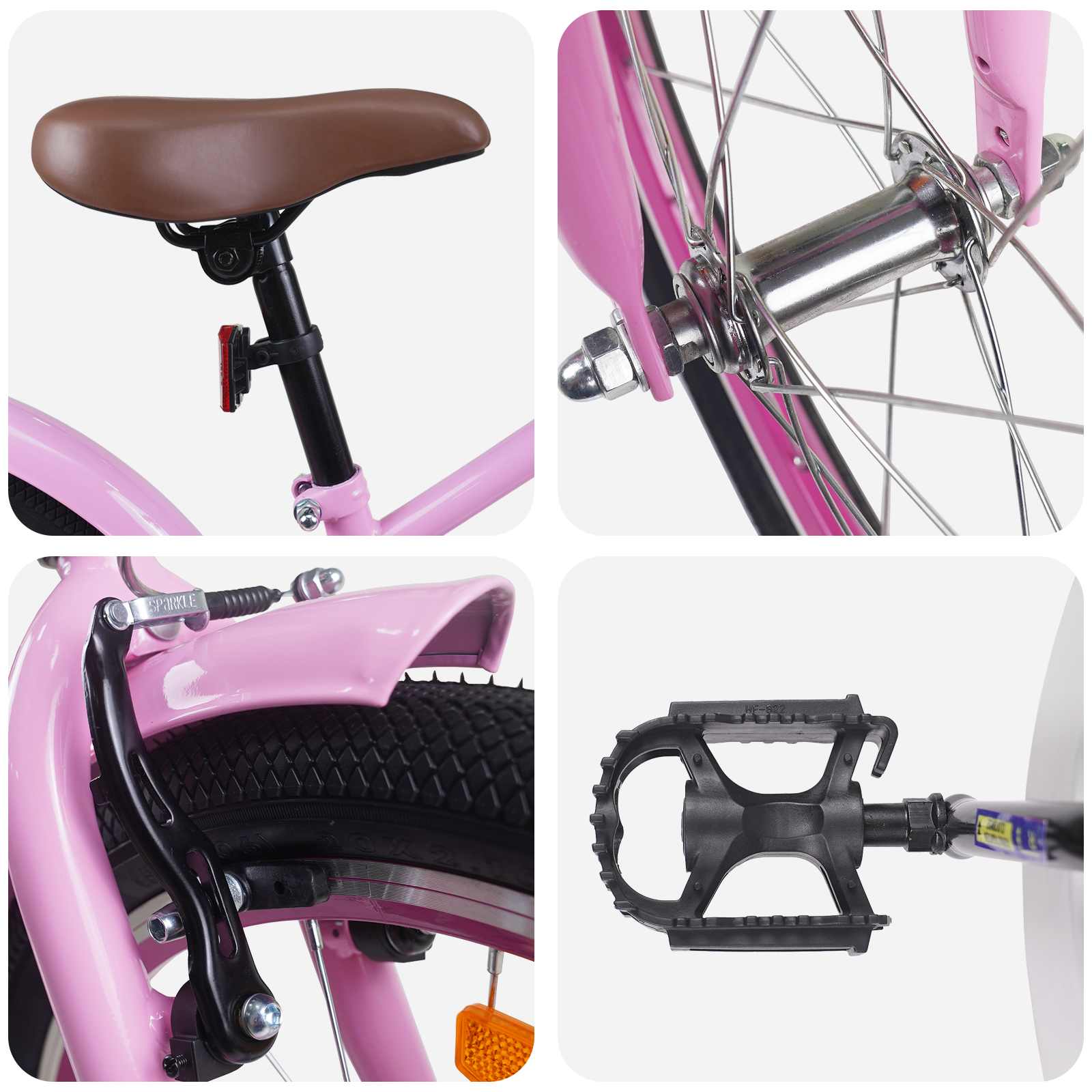 Kinderfahrrad 12 Zoll für 2-4 Jahre alt Hellgrün