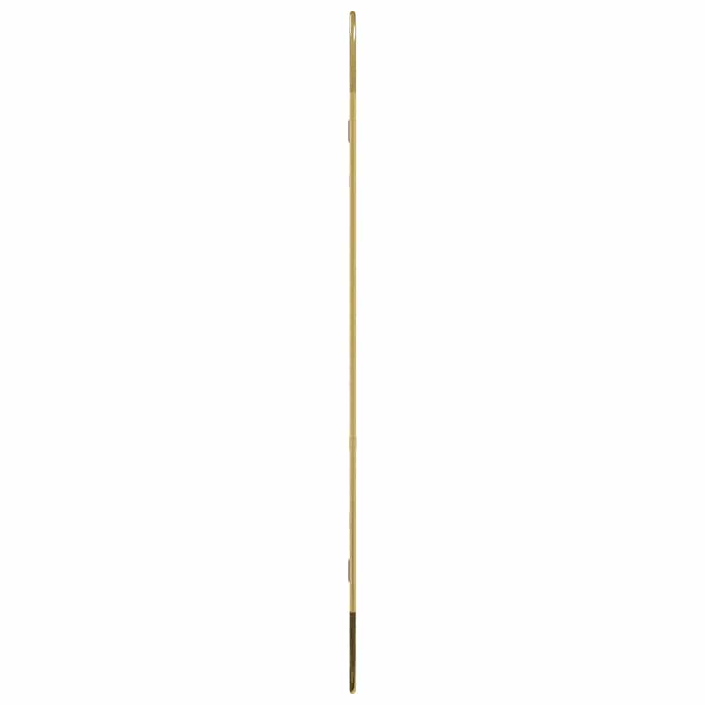 Wandspiegel Silbern 50x20 cm Oval