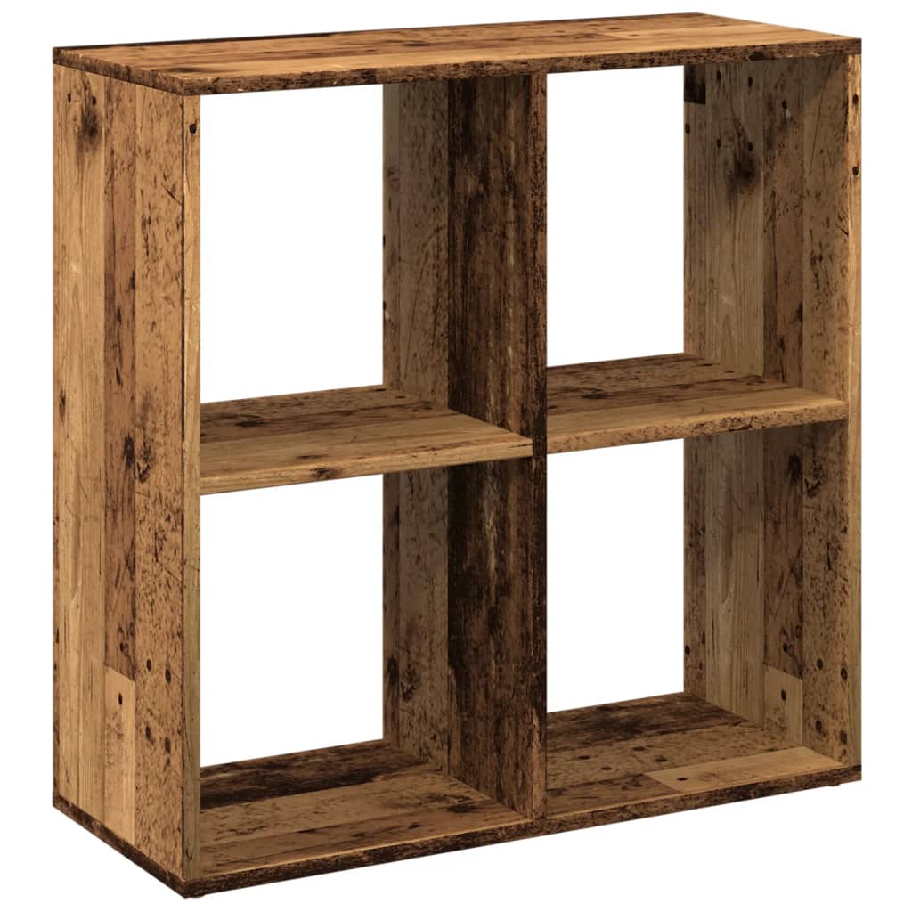 Bücherregal Weiß 137,5x29x137,5 cm Holzwerkstoff