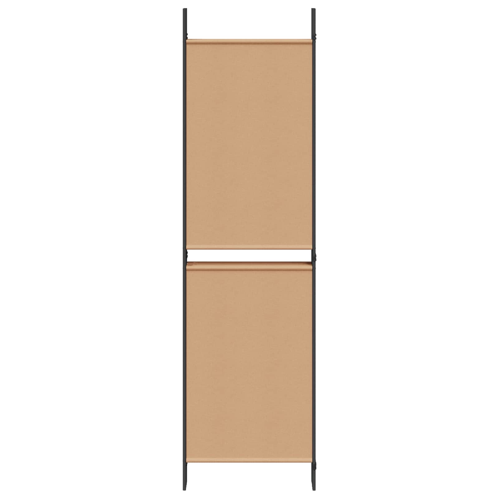 3-teiliger Raumteiler Beige 150 x 180 cm Stoff