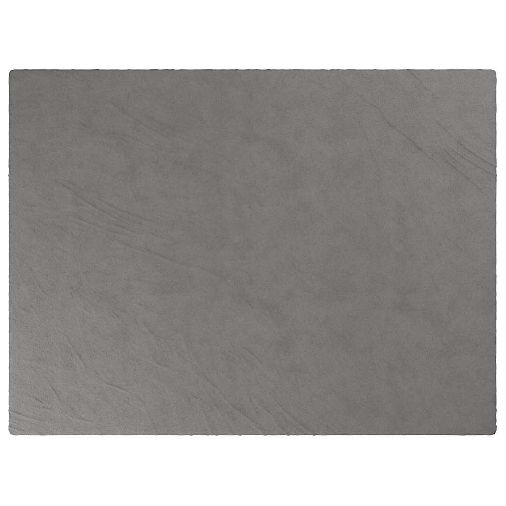 Gewichtsdecke mit Bezug Grau 122x183 cm 9 kg Stoff