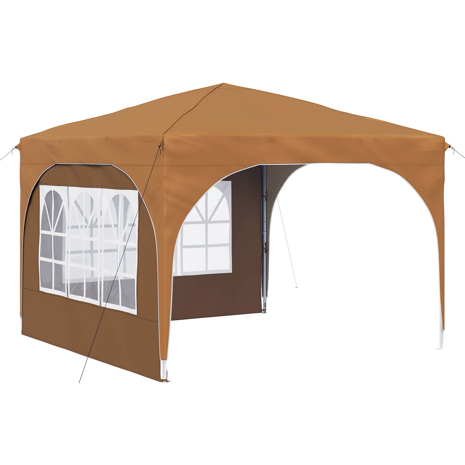 Pop-up Partyzelt 290 x 290 x 245 cm Creme