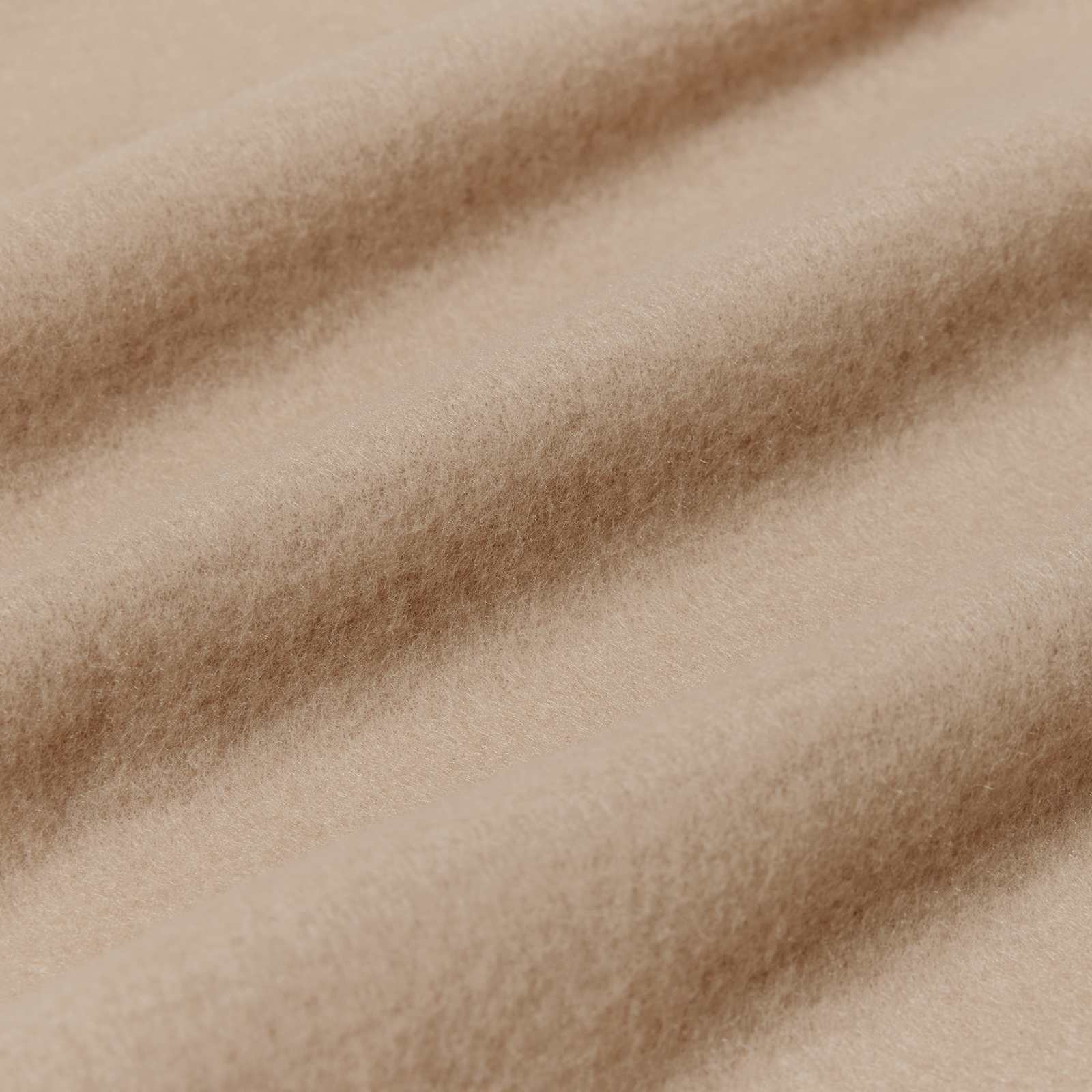 Überwurfdecke Beige 170 x 130 cm Fleece