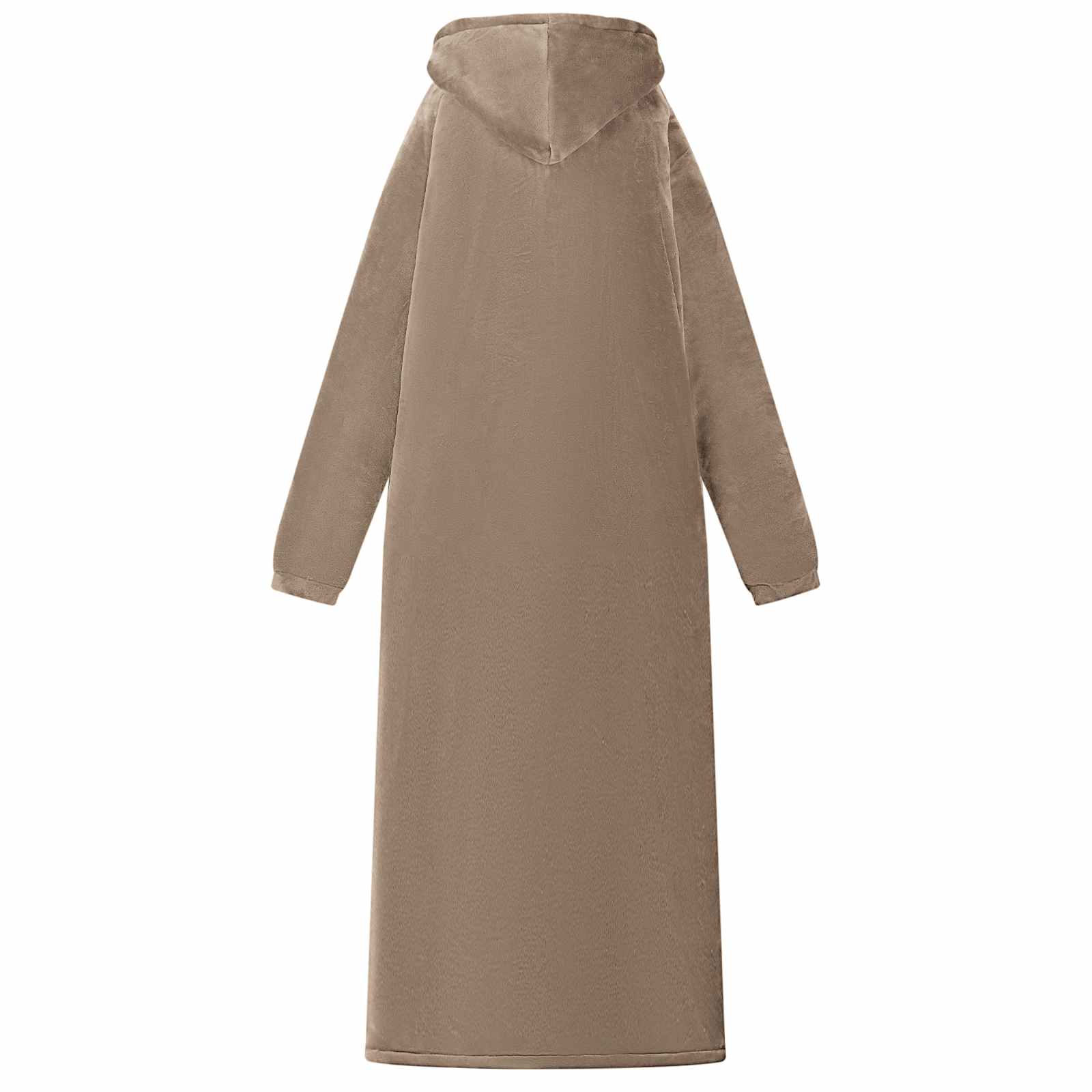 Decken-Hoodie Beige M Fleece und Flanell