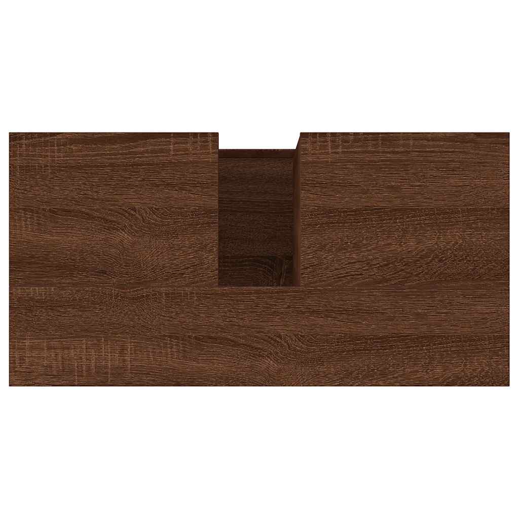 Badschrank Weiß 65x33x60 cm Holzwerkstoff