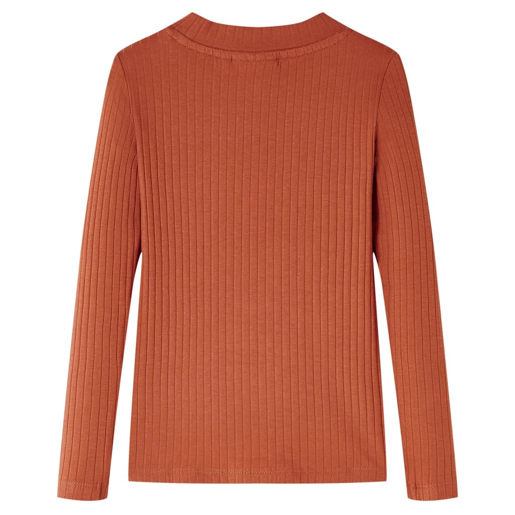 Kinder-Langarmshirt Ocker 104