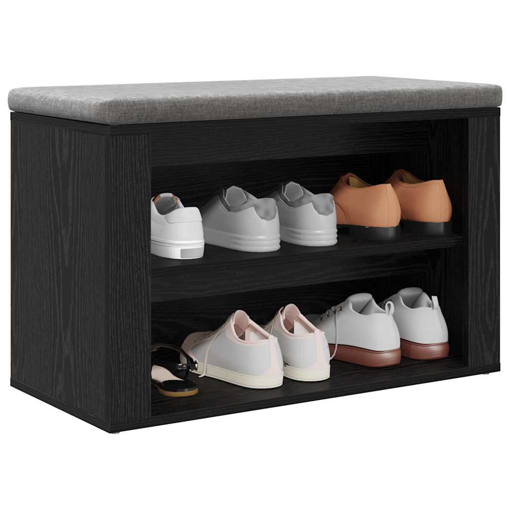 Schuhregal Weiß 75x35x45 cm Holzwerkstoff