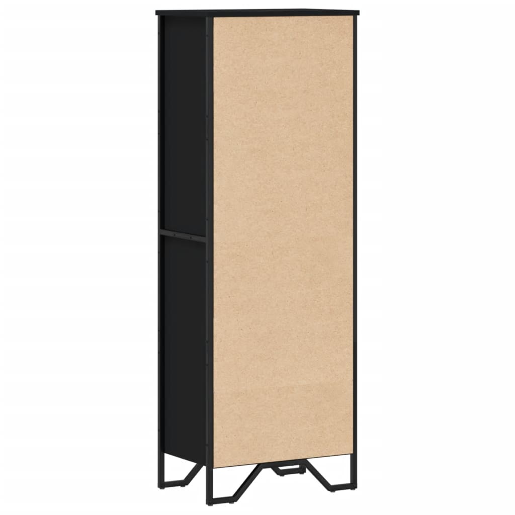 Bücherregal Schwarz 80x31x169 cm Holzwerkstoff