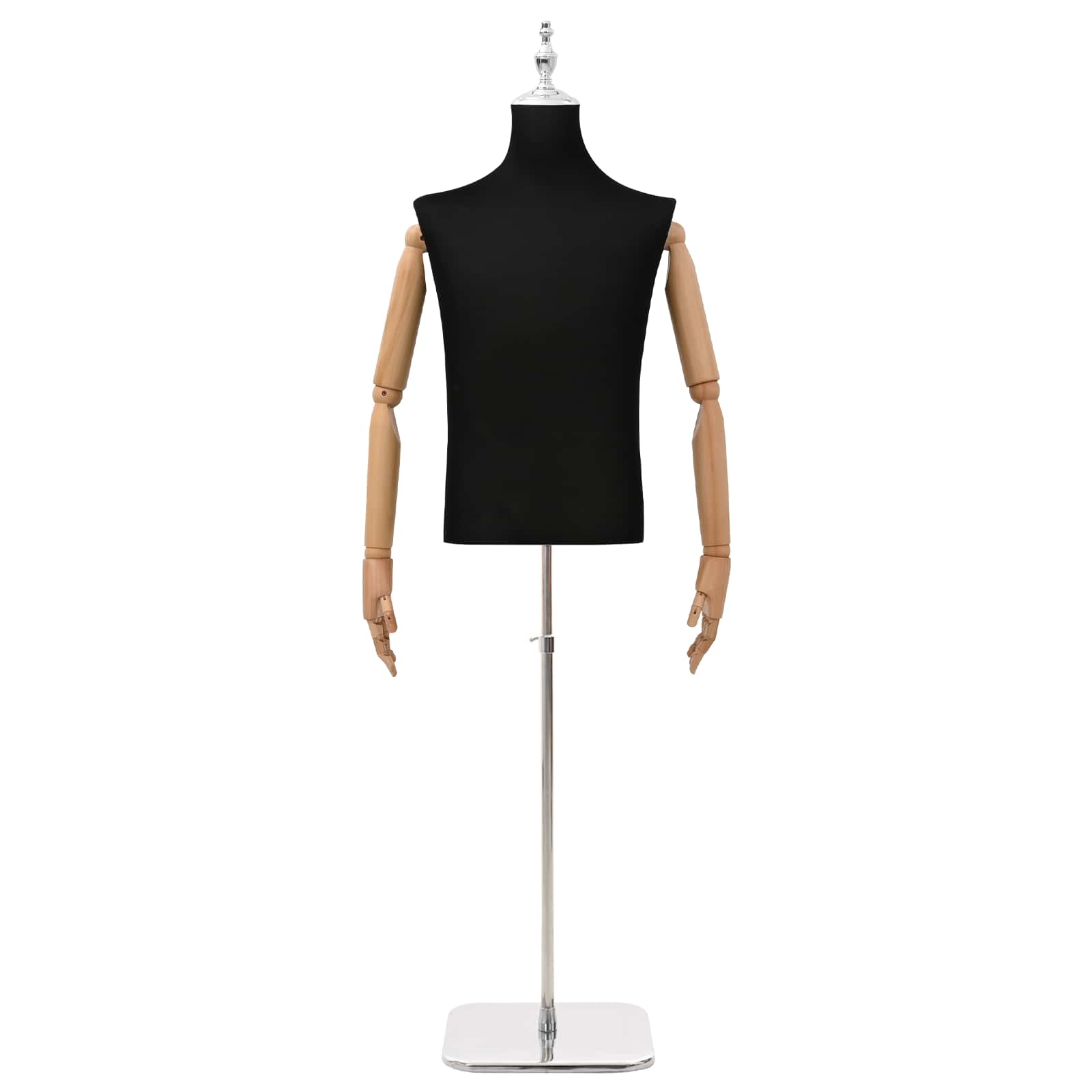 Verstellbare Mannequin 165-213 cm mit Fuß Weiblich PP Weiß