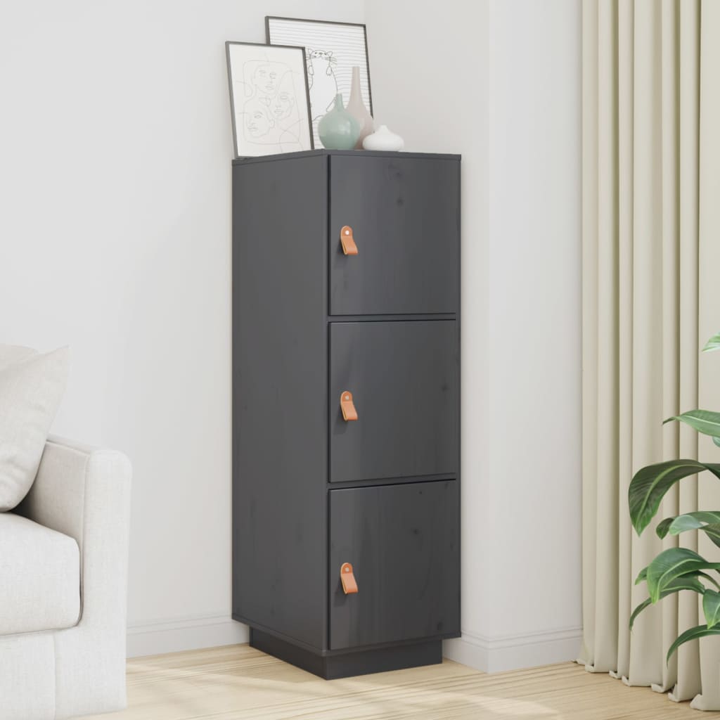 Highboard 34x40x108,5 cm Massivholz Kiefer