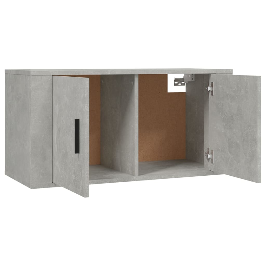 3-tlg. TV-Schrank-Set Weiß Holzwerkstoff