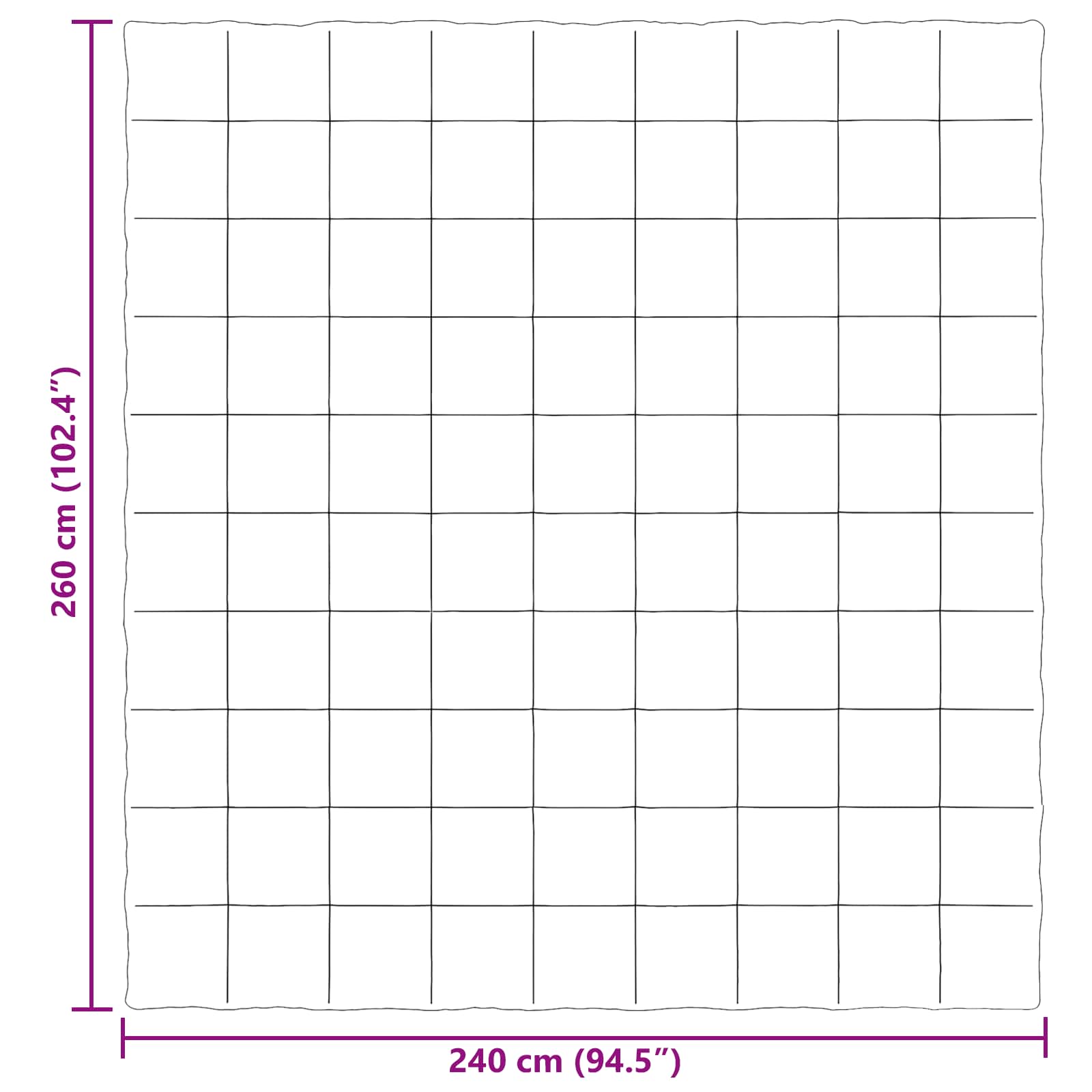 Ganzjahresbettdecke Anthrazit 135 x 200 cm Mikrofaser